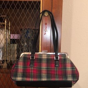 Amanda Smith wool leather bag